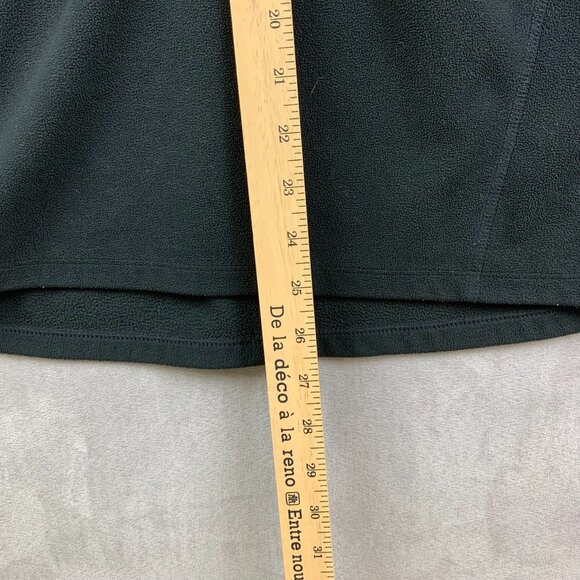 Eddie Bauer First Ascent Sweater Medium Black Fleece Cloud Layer Pro 1/4 Zip - Picture 6 of 9